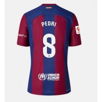 Koszulka piłkarska Barcelona Pedri Gonzalez #8 Strój Domowy dla kobiety 2023-24 tanio Krótki Rękaw